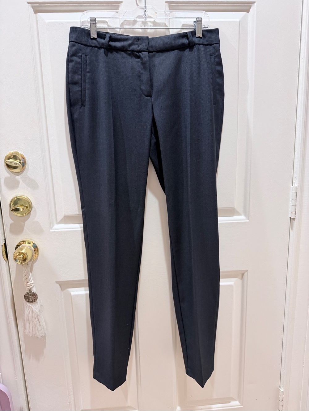 Esprit Women's Slim Tailored Pants - Dark Blue